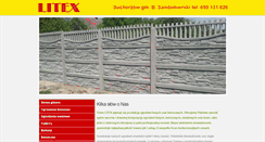 Desktop Screenshot of litex-ogrodzeniabetonowe.pl